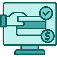 Payment Portal solid icon