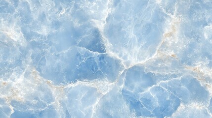 Fototapeta premium Smooth frost-covered texture with icy swirls and soft pale blue hues