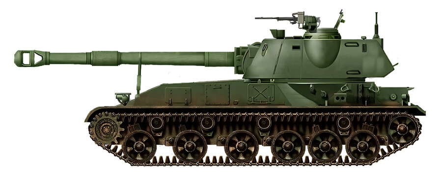 Variant of a 155mm self-propelled gun based on 2S3