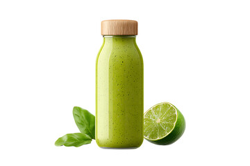 Vibrant Healthy Smoothie Bottle Product Label Mockup