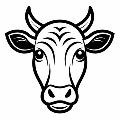 portrait of a cow