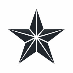 3d silver star