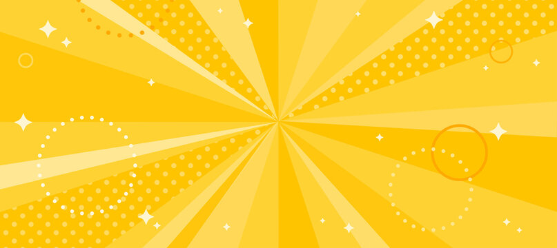 Pop and stylish radiating glitter illustration