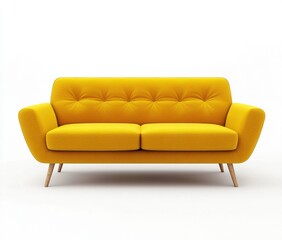 Obraz premium red leather sofa