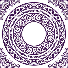 Beautiful flower art and mandala vector design