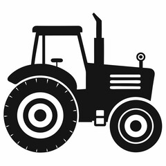 tractor isolated on white background