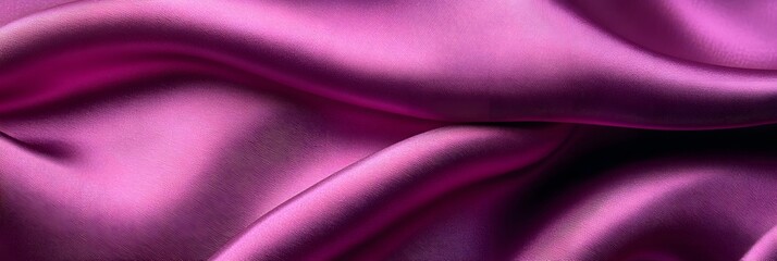 Obraz premium Draped Purple Satin Fabric Texture