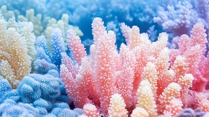 Vibrant Coral Reef Underwater Scene.