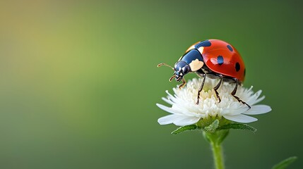 Obraz premium Ladybug on a flower