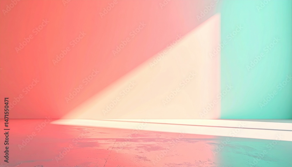 Aufkleber colorful light patterns abstract studio digital artwork modern environment high-angle view visual co
