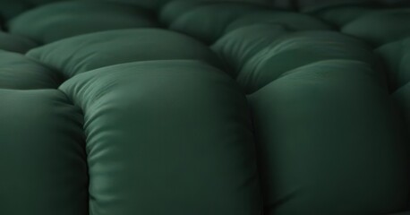 Obraz premium Deep green velvet upholstery fabric, close-up detail , textile, texture