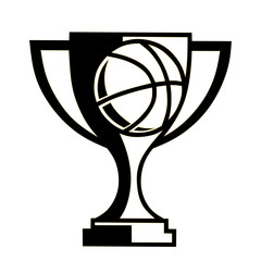 trophy logo design