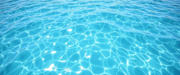 Sun-dappled turquoise water shimmers, serene and inviting, tropical, tranquil
