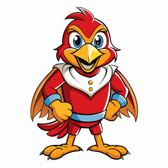 funny parrot cartoon