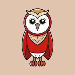owl, bird, animal, cartoon, vector, illustration, cute, nature, design, brown, character, wing, eyes, art, drawing, wild, fun, beak, night, icon, feather, funny, branch, wise, tree