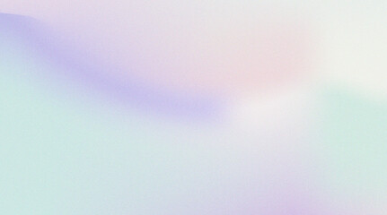 Pastel gradient background with light pink, lavender, baby blue, and mint green tones.