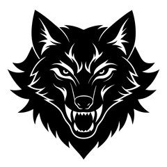 Obraz premium wolf head vector
