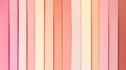 Pastel Pink Color Palette Stripes.