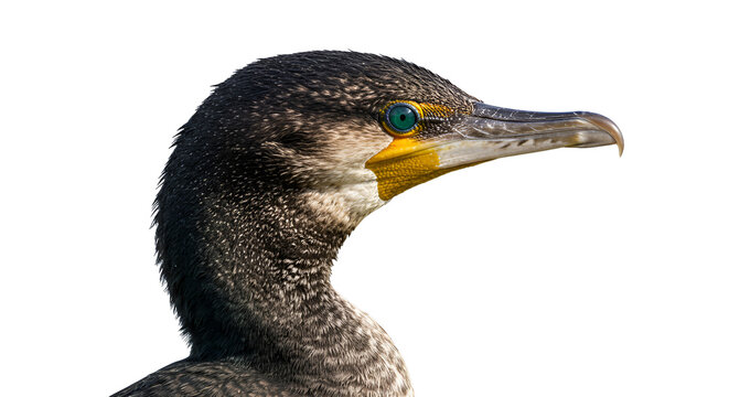 Double-Crested Cormorant in Coastal Wetland