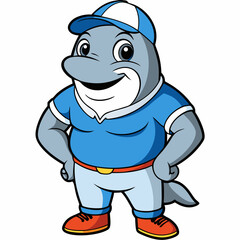 cartoon character of man