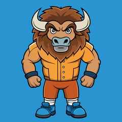 cartoon illustration of a lion