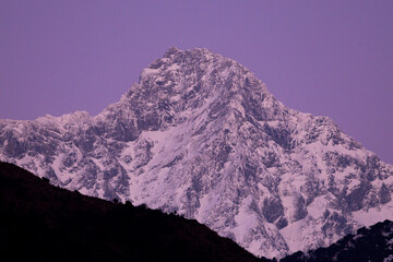 Sunset on Triund trek, Dharamshala