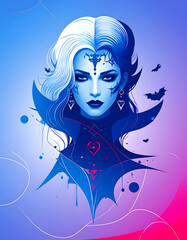 Gothic Elegance – Artistic Portrait of a Woman in Dark Aesthetic