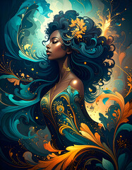 Gothic Elegance – Artistic Portrait of a Woman in Dark Aesthetic