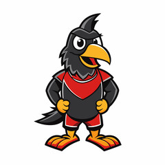 bird, cartoon, animal, illustration, vector, penguin, chicken, cute, character, funny, blue, parrot, fun, art, hat, happy, beak, nature, comic, icon, drawing, hen, cold, christmas, twitter