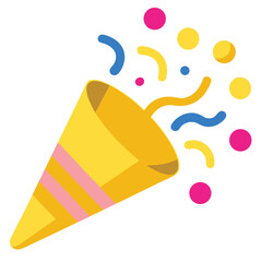 confetti party popper icon
