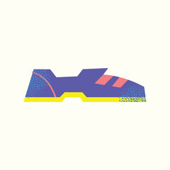Set of cycling gear and accessories road bike, helmet, gloves, sunglasses, bottle, jersey, shorts, shoes, chain, saddle, wheels, socks. Flat vector illustration Cycling sport outdoor activity concept