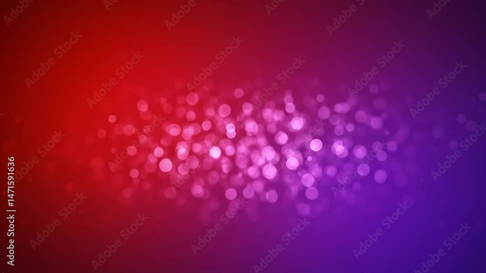 Poster abstract bokeh background with a smooth gradient from red to purple creating a dreamy atmosphere