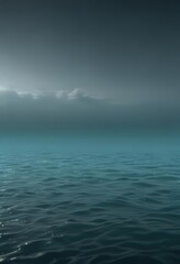 Obraz premium Deep teal to pale blue ombre, ethereal aquatic feel , wallpaper, color, blue