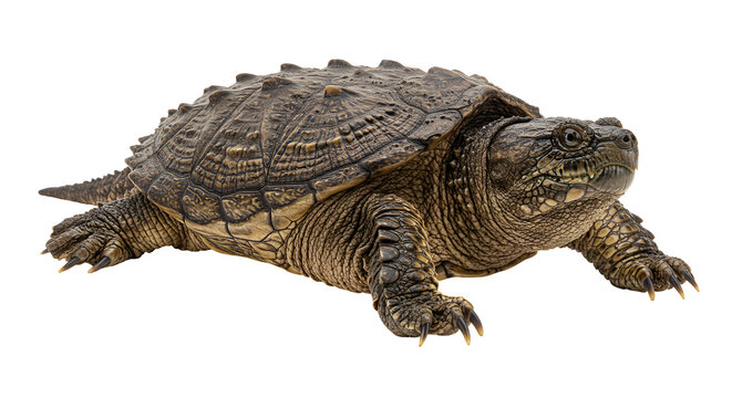 Alligator Snapping Turtle in Murky Water