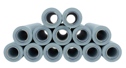 Isolated Paper Rolls