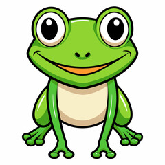 funny frog cartoon