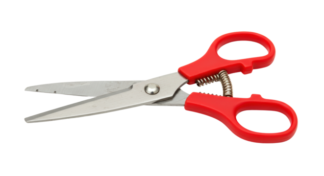 Isolated Red Scissors