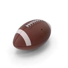 3d rendering of American football isolated on transparent background, PNG © Design Mystery