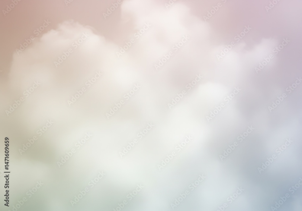 Poster abstract pastel background with soft cloud texture and gradient effect