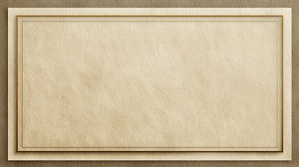 Rectangular beige textured background with a double border suitable for text or graphics.