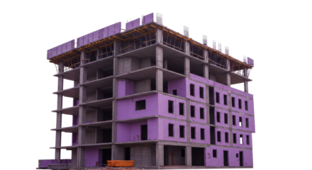 Isolated Building Under Construction