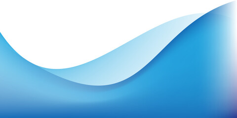blue gradient abstract wave background