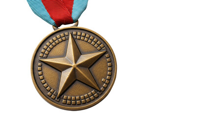 Isolated Bronze Star Medal