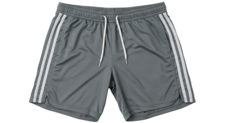 Isolated Grey Shorts