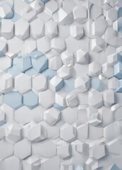 Subtle blue geometric patterns on a clean white background ,  cool,  pattern