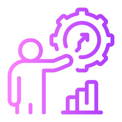 productivity gradient icon