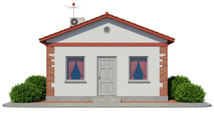 Isolated little house