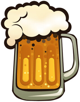 biere dessin binouze mousse chope