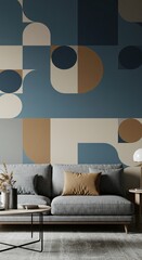 home wallpaper for walls cover design for sheets geometric pattern texture abstract illustration vector banner digital art expression beauty background wallpaper concept