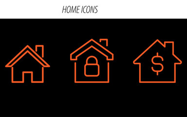 Home Icon Logo, Real Estate Home Symbol, Minimalist House Icon, Modern Home Logo, Abstract Home Design, Property Logo Icon, Residential Building Emblem, Simple House Logo, Roof and Home Symbol, Home 